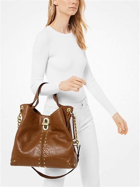 michael kors uptown astor legacy|Uptown Astor Legacy Large Leather Shoulder Tote Bag .